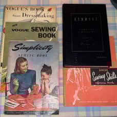 Vintage Sewing Books Lot