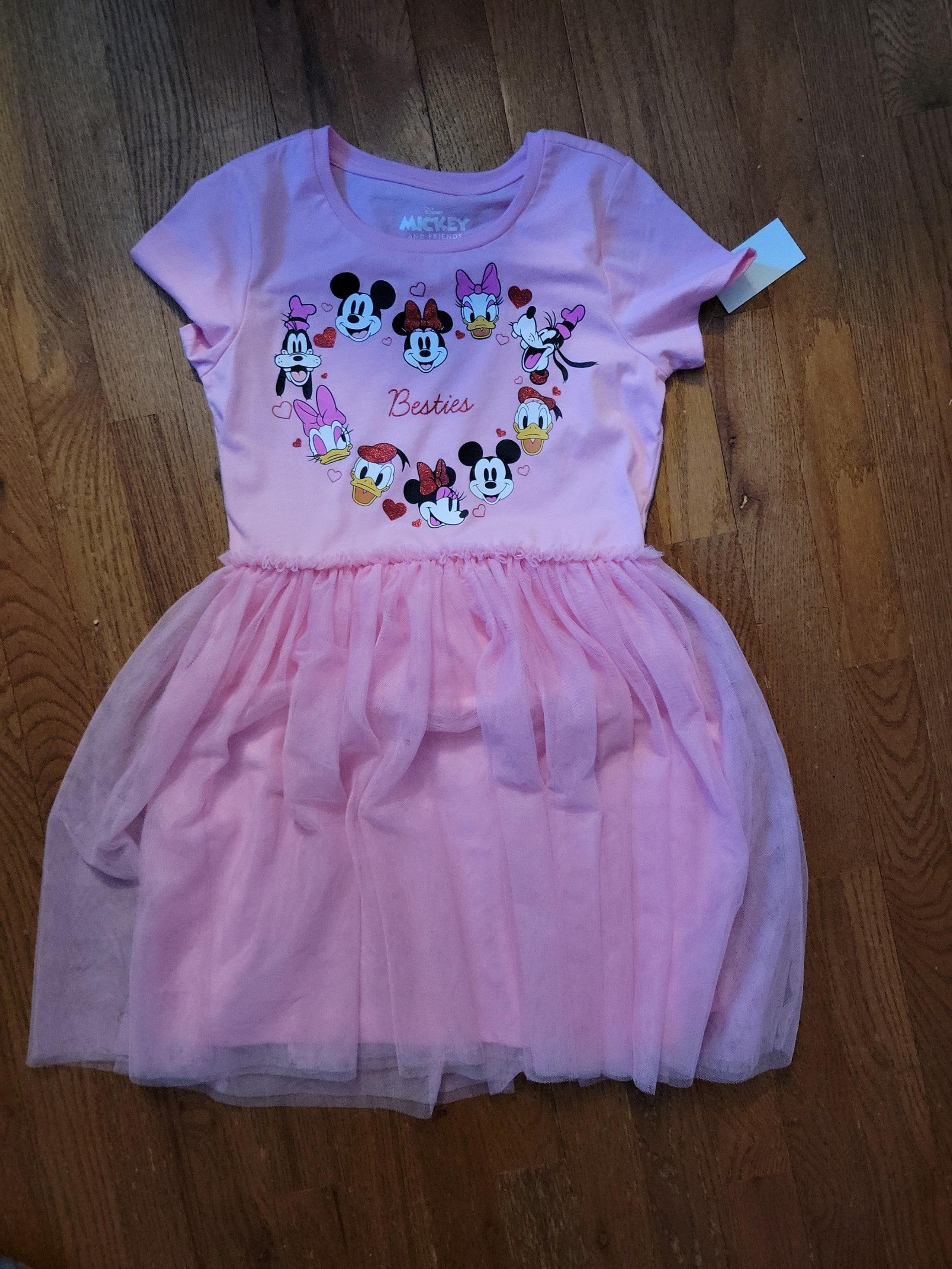Disney Mickey & Friends Girls Dress - L