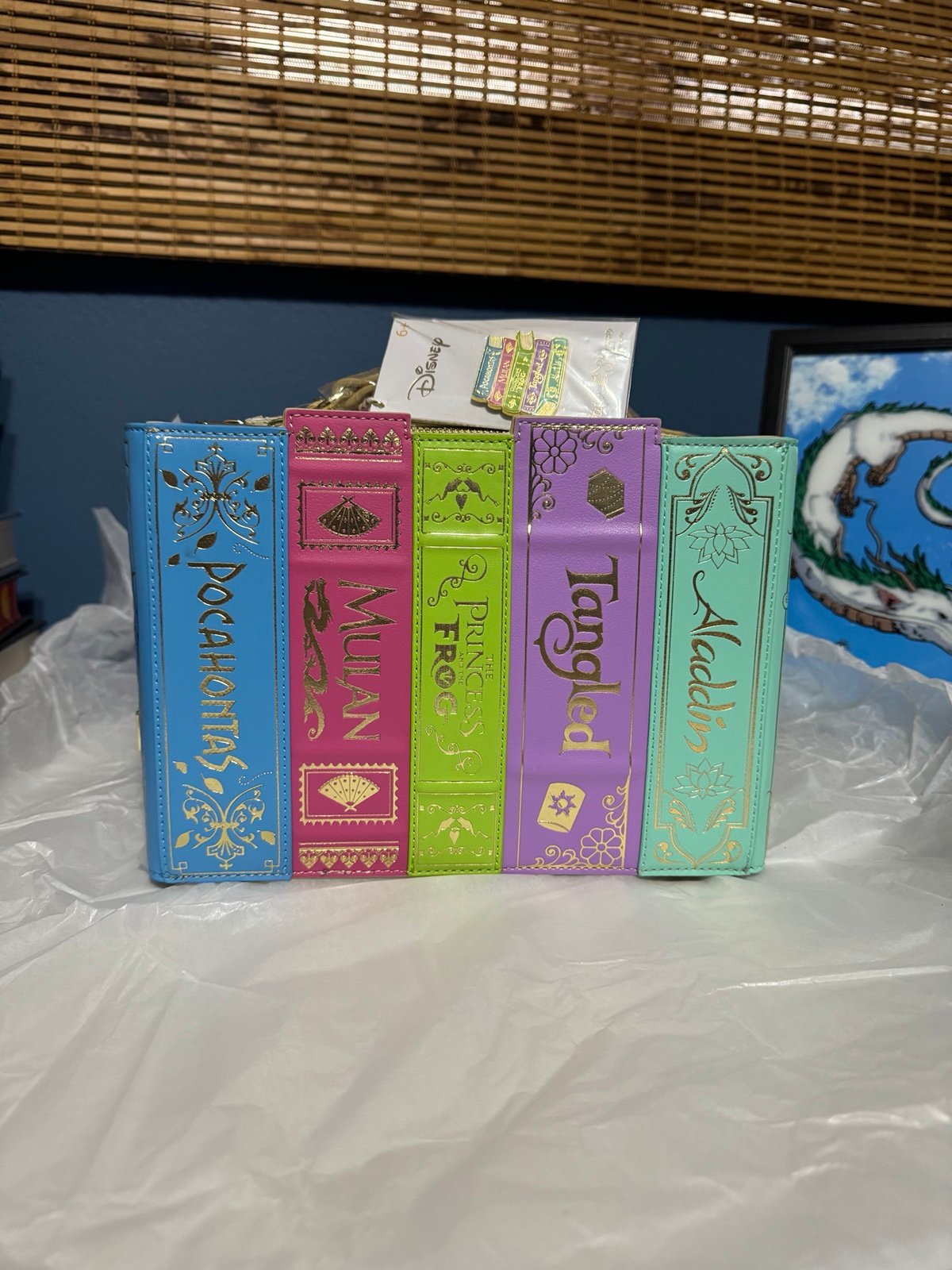 Loungefly Disney Princess Books Vol.2 Bag and Wallet Set