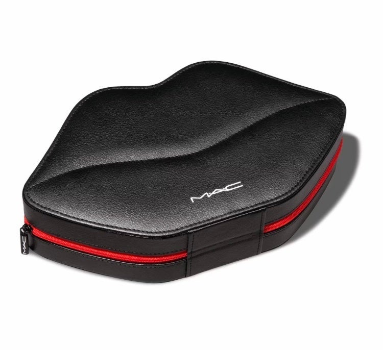 New! MAC Cosmetics Lip Shaped Box Clutch Makeup Bag