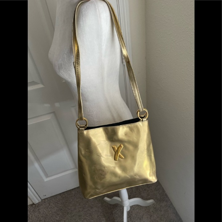 Paloma Picasso gold bag