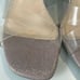 Betsey Johnson Bell Rhinestone Clear Strappy Heels Sandals Size 7