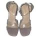 Betsey Johnson Bell Rhinestone Clear Strappy Heels Sandals Size 7
