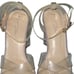 Betsey Johnson Bell Rhinestone Clear Strappy Heels Sandals Size 7