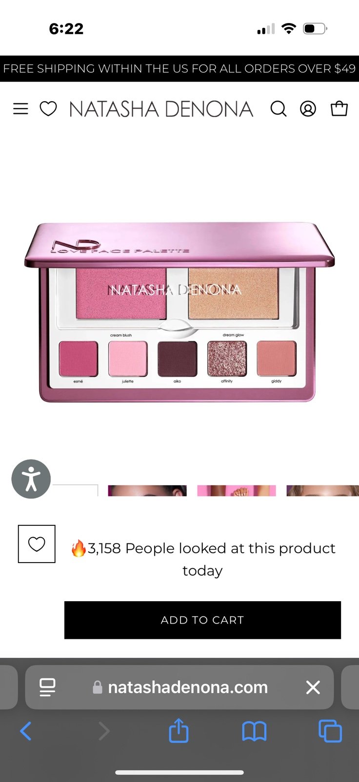 Natasha Denona love face palette