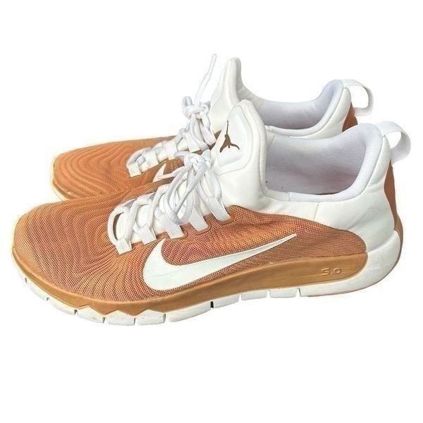 Nike Free Trainer 5.0 TB Texas Longhorns Men's Orange shoes size 12