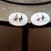 Vintage cufflinks white enamel.