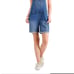 Style & co short denim overalls size m