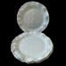 Rachel Ashwell Pastel Blue Pearl Shimmer Melamine Plates 9in Set of 4 New