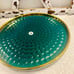 3 Tier Emerald Green and Gold Ceramic Serving Tray/Tower/Stand