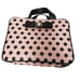 NWOT Betsey Johnson Pink w Black Polka Dot Cosmetic Bag