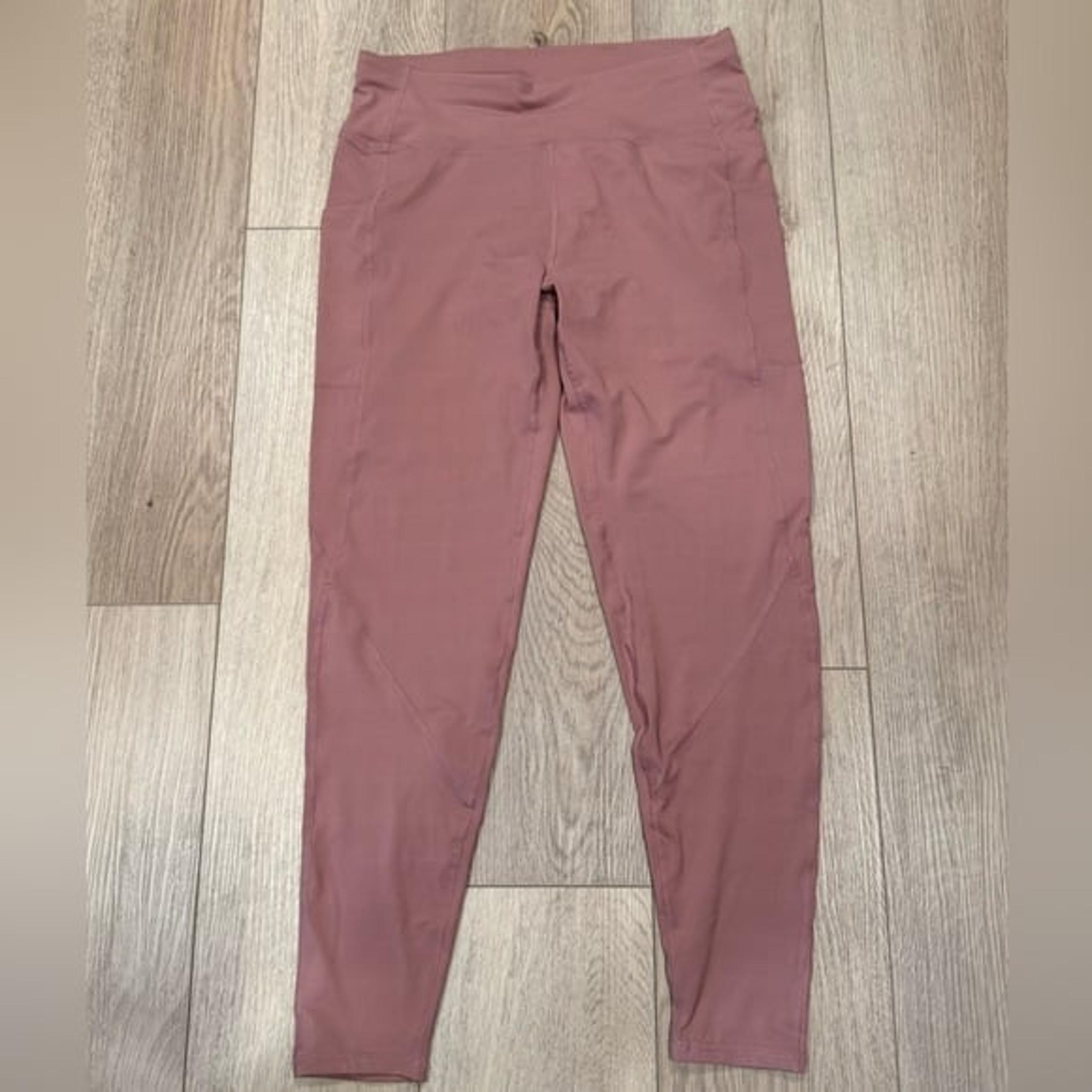 SHEIN pink/mauve colored leggings with pockets *new without tags