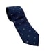 Filling’s of Lancaster Silk Blend Navy Blue Nautical Print Tie