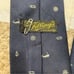 Filling’s of Lancaster Silk Blend Navy Blue Nautical Print Tie