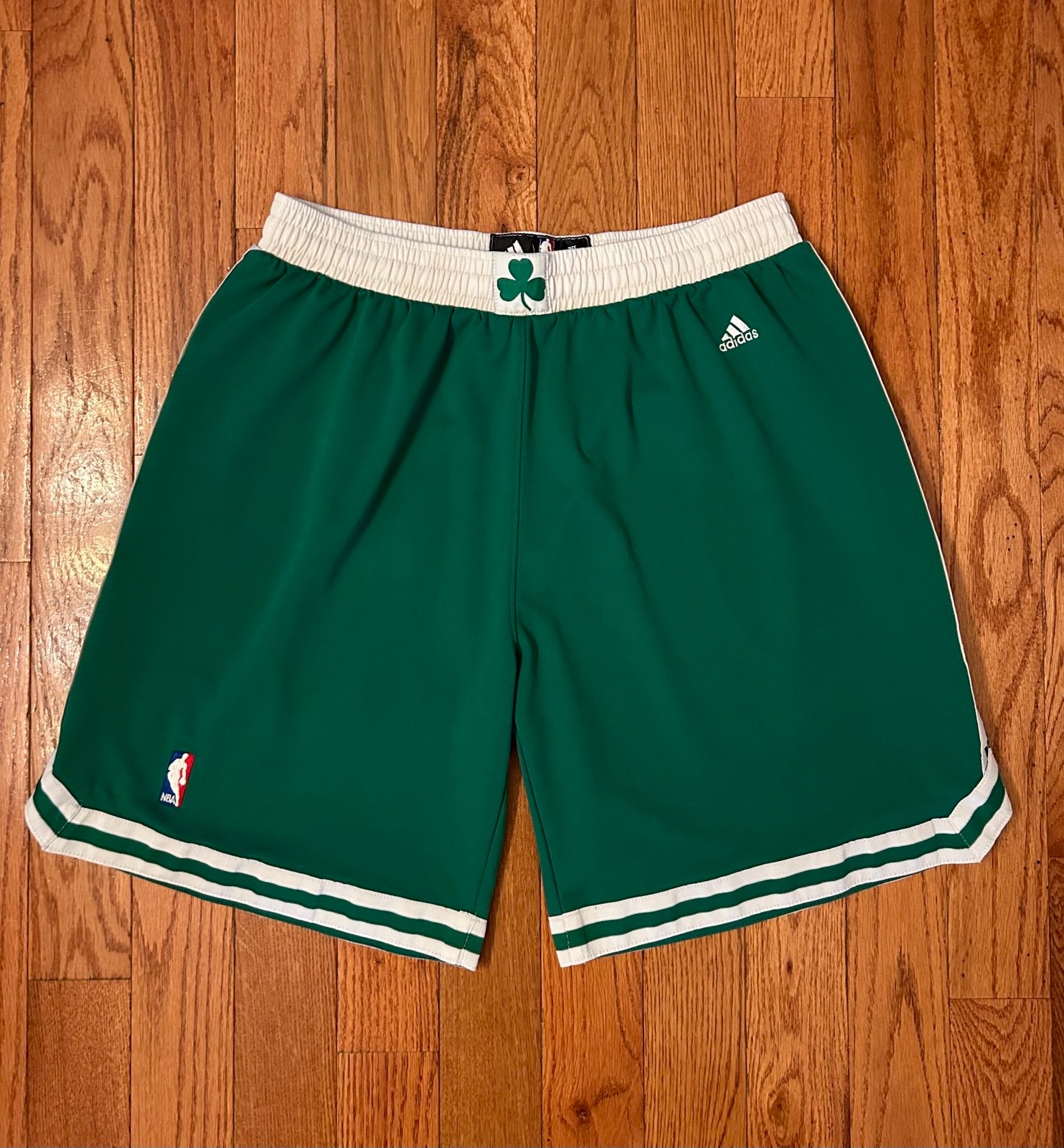 Boston Celtics Adidas Vintage Shorts Size 2XL