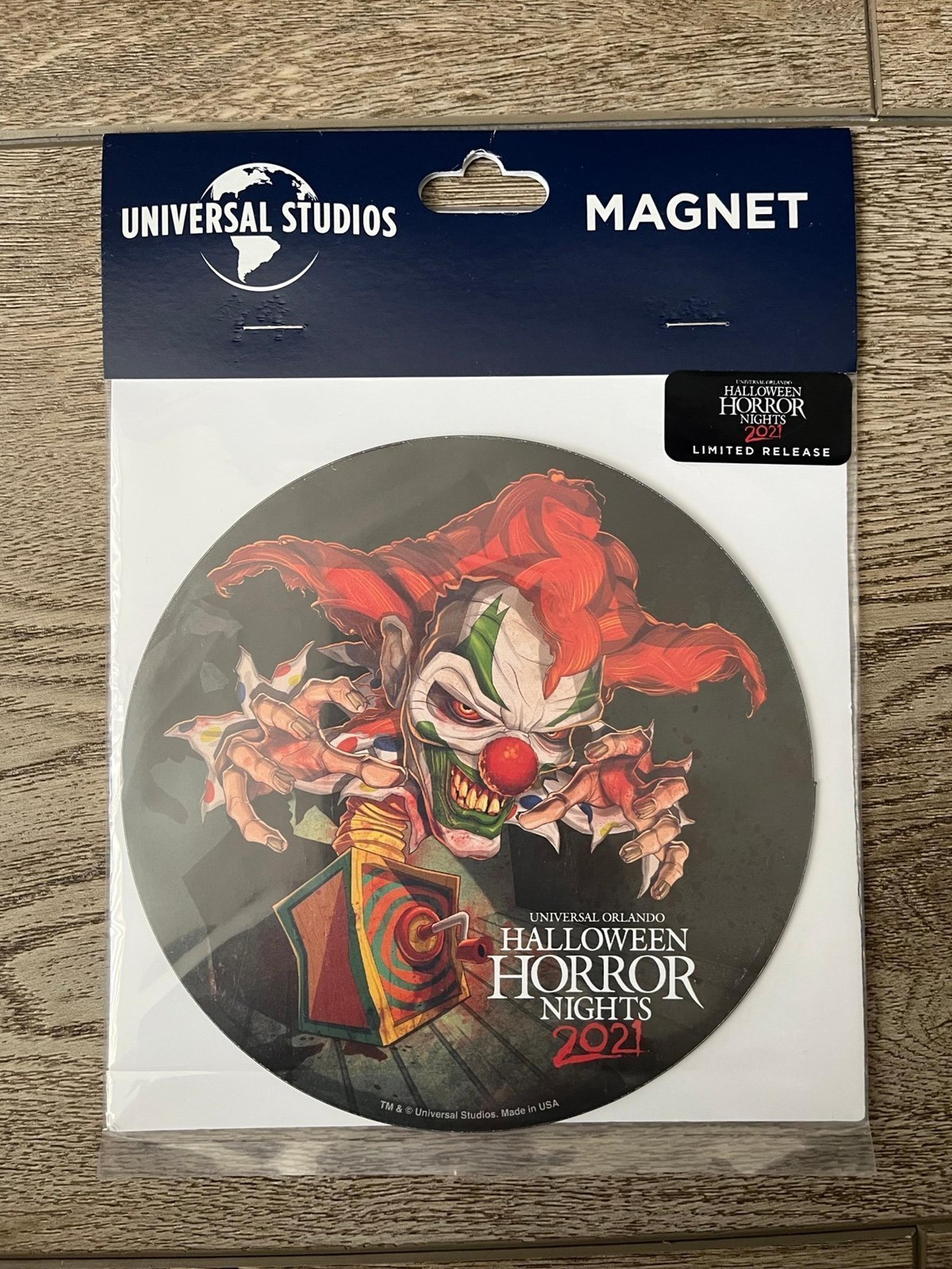 Universal Studios Halloween Horror Nights HHN 2021 LE Jack in the Box Magnet