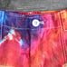Tie Dyed Chino Shorts - Boho Hippie - Beach with Pockets Women's Size 16