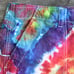 Tie Dyed Chino Shorts - Boho Hippie - Beach with Pockets Women's Size 16
