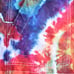 Tie Dyed Chino Shorts - Boho Hippie - Beach with Pockets Women's Size 16