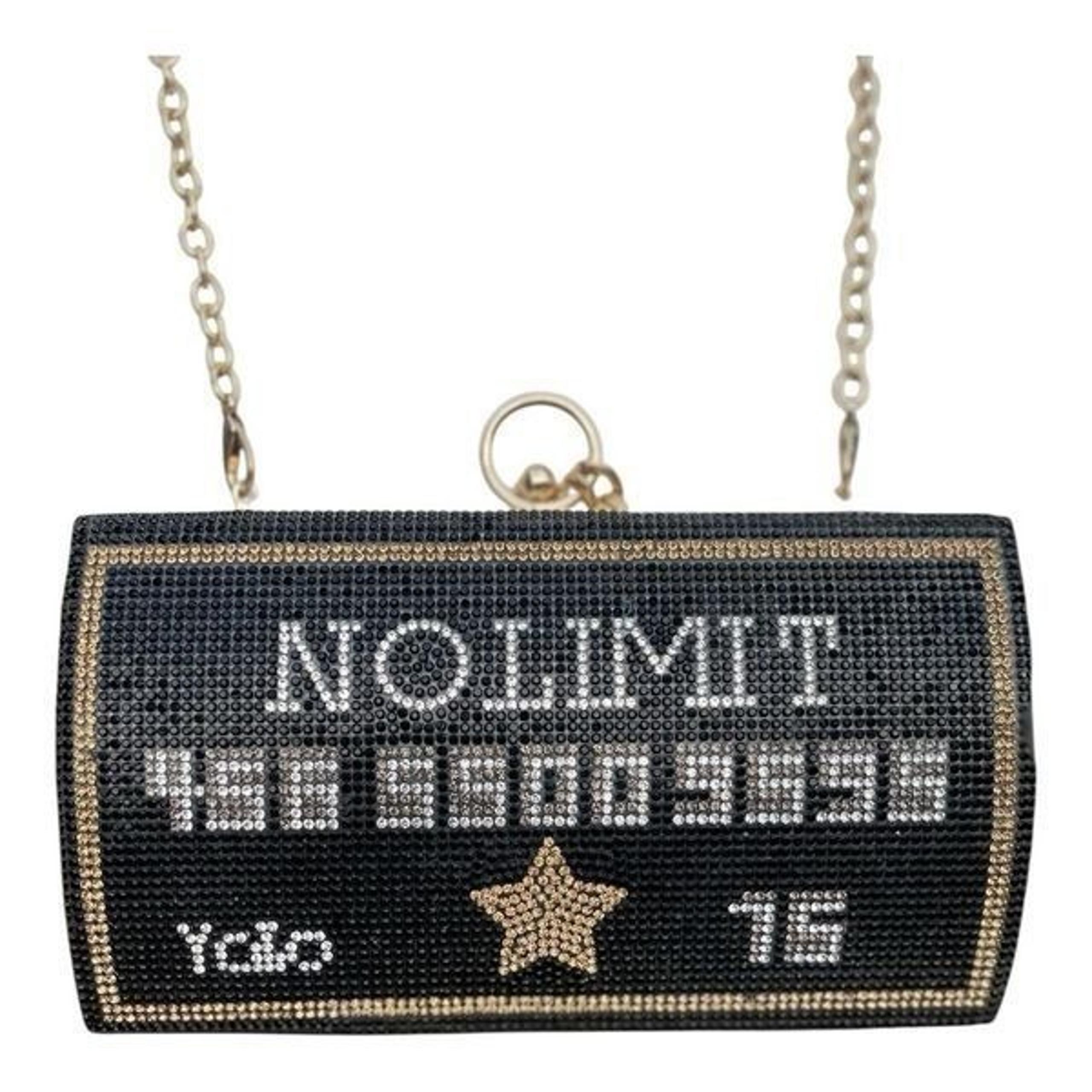 Le Miel Rhinestone Embellished No Limit Shoulder Bag NWT