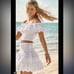 New Lilly Pulitzer Bradley Eyelet Set Crop Top And Skirt in White