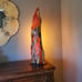 New Handcrafted Driftwood Epoxy Fire Light Lamp