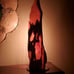 New Handcrafted Driftwood Epoxy Fire Light Lamp