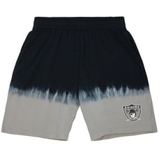Mitchell & Ness Men's Black and Gray Oakland Raiders Classic Authentic Shorts, X