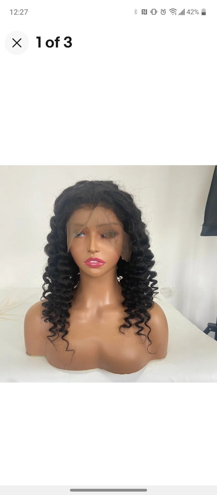360 deep wave lace wig