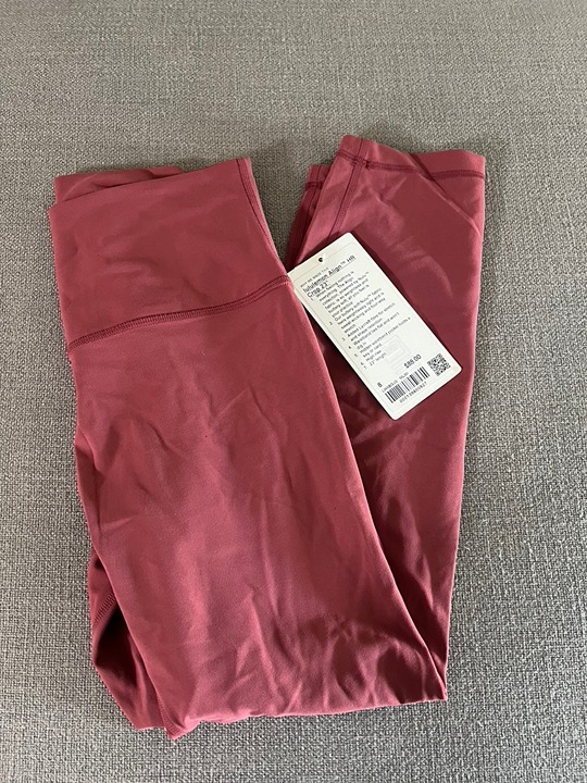 Lululemon align high rise crop leggings 23