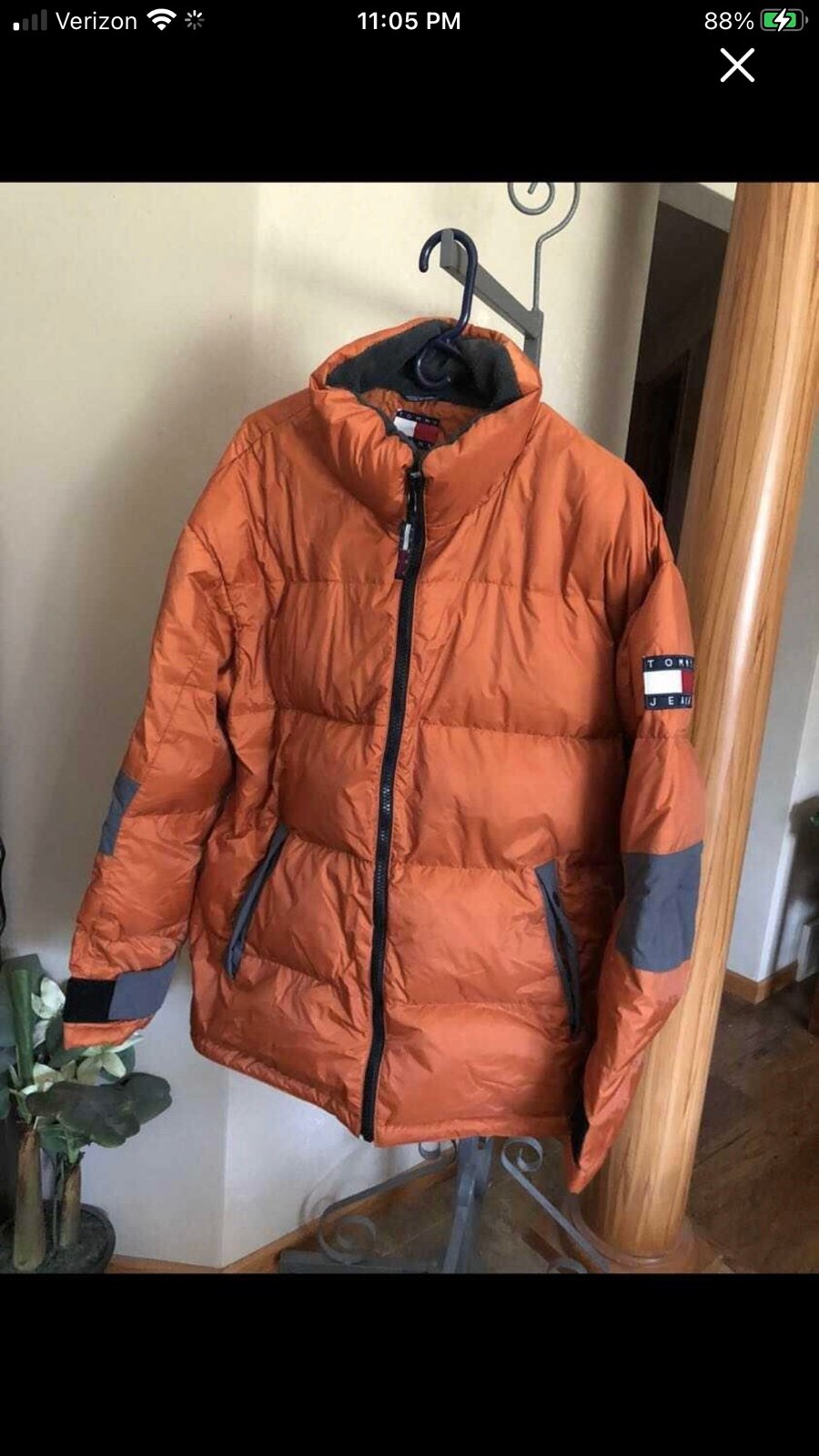 Mens Tommy Hilfiger Puffer Down Jacket size XL