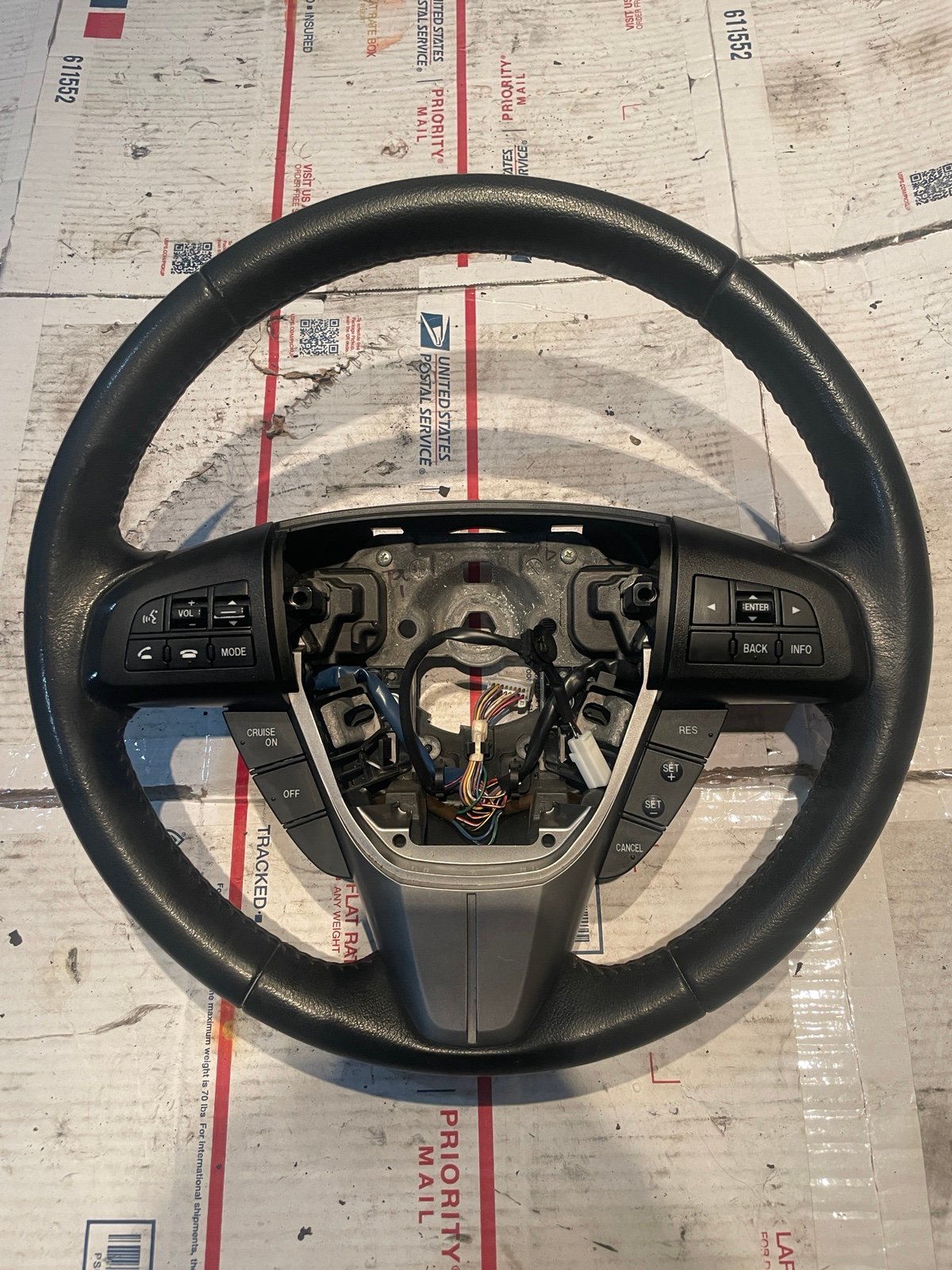 Mazda Mazdaspeed 3 Steering Wheel Leather Speed3 MS3 oem 10-13 Mazda 3 Mz3 Turbo