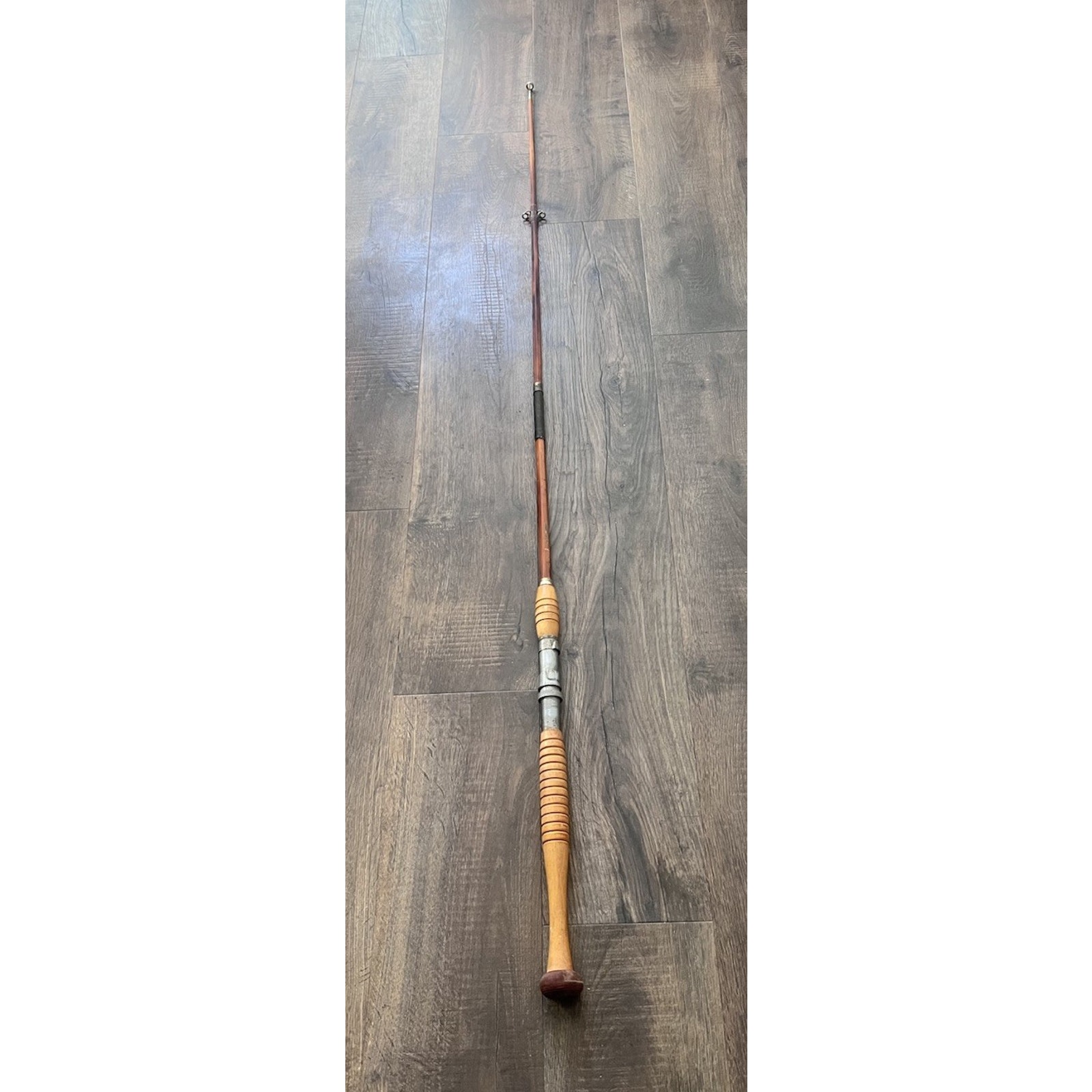 Antique Horrocks Bamboo Fishing Rod 2 Piece 5’6