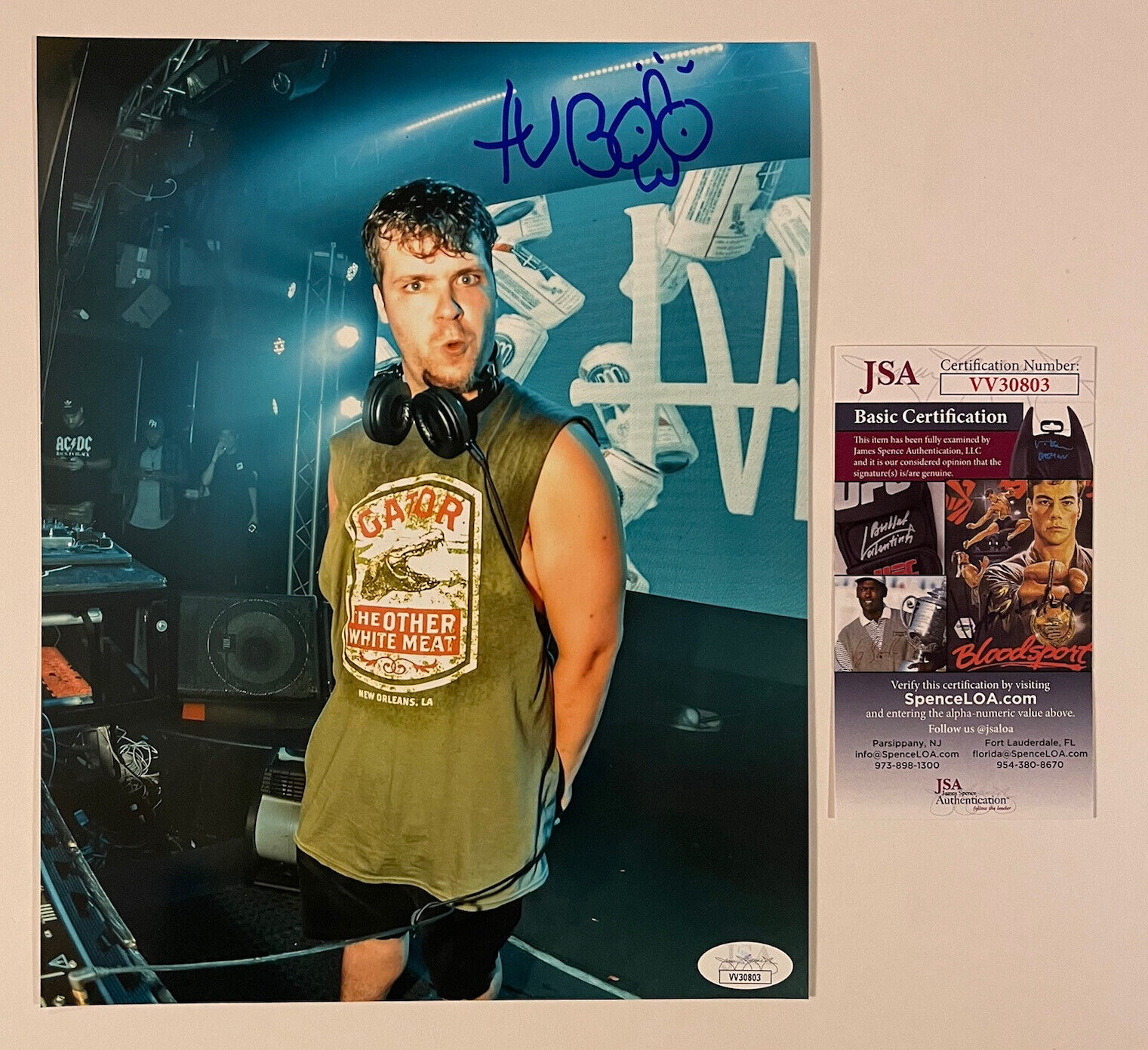 TVBOO SIGNED 8x10 PHOTO PRODUCER WAKAAN JSA COA