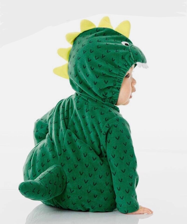 Carter’s 6-9 mo baby green Dino Dragon Dinosaur Halloween costume