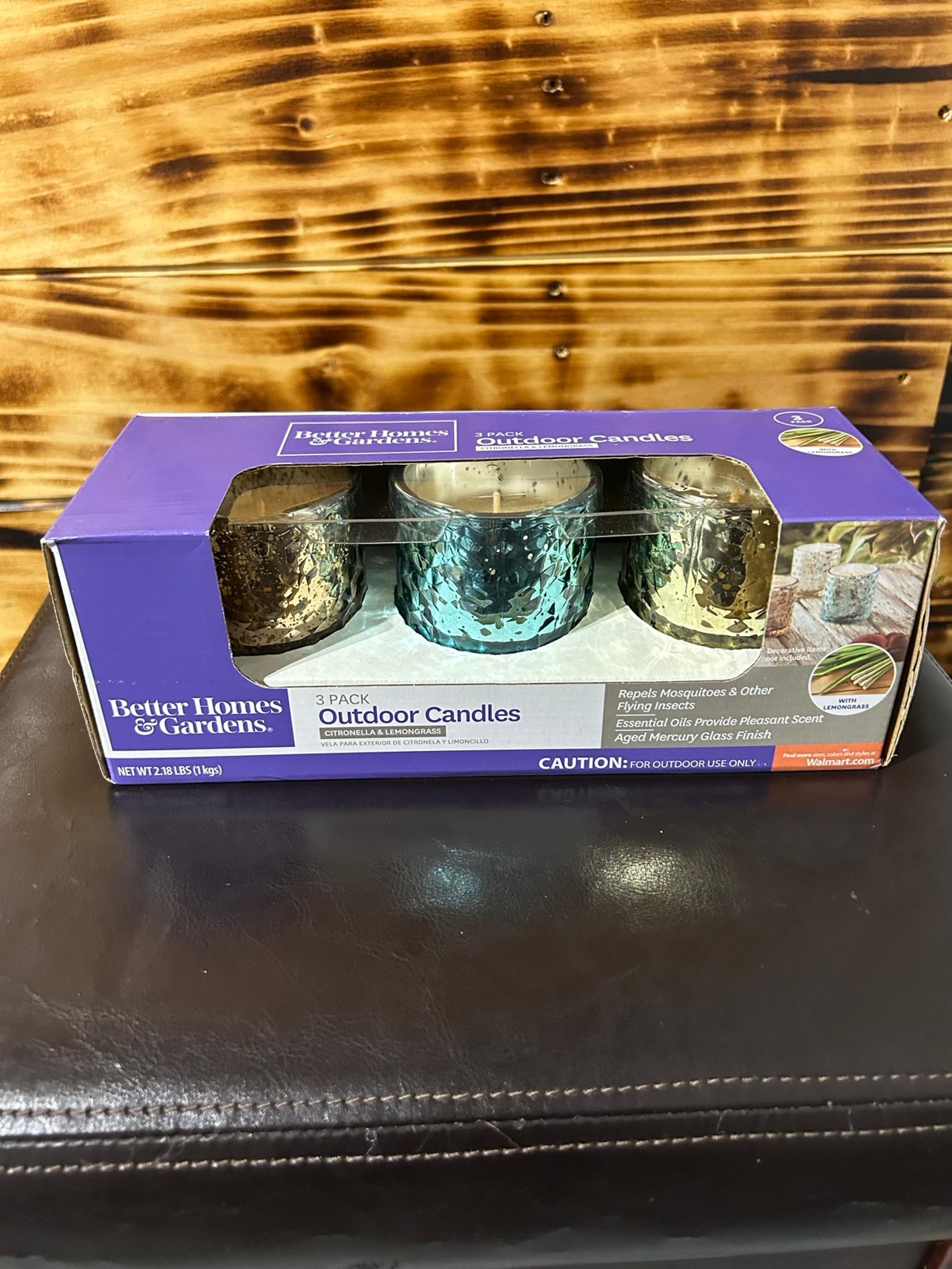 Better Homes and Gardens - Outdoor Candle set