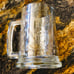 Naval Academy Clear Beer Stein with Pewter Logo, 1997, Never Used