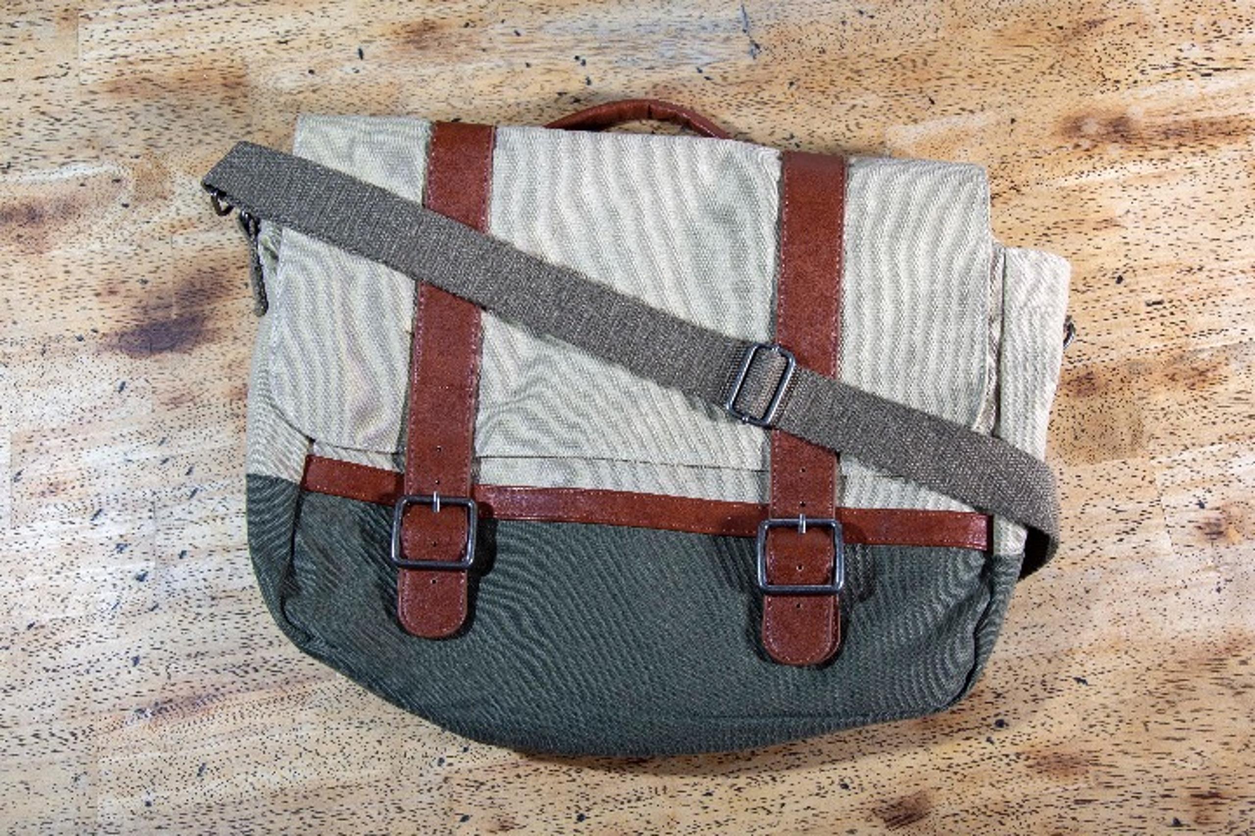 Merona Messenger Bag:  Khaki/Green