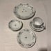 Blue Garland pattern 5 piece place set Johann Haviland fine china