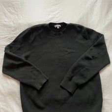 cos crewneck sweater dark green