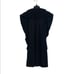 ANGORA CASHMERE Alice + Olivia Long Sweater Cardigan Sz M BLACK Ruffles Luxury