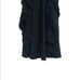 ANGORA CASHMERE Alice + Olivia Long Sweater Cardigan Sz M BLACK Ruffles Luxury