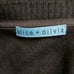 ANGORA CASHMERE Alice + Olivia Long Sweater Cardigan Sz M BLACK Ruffles Luxury