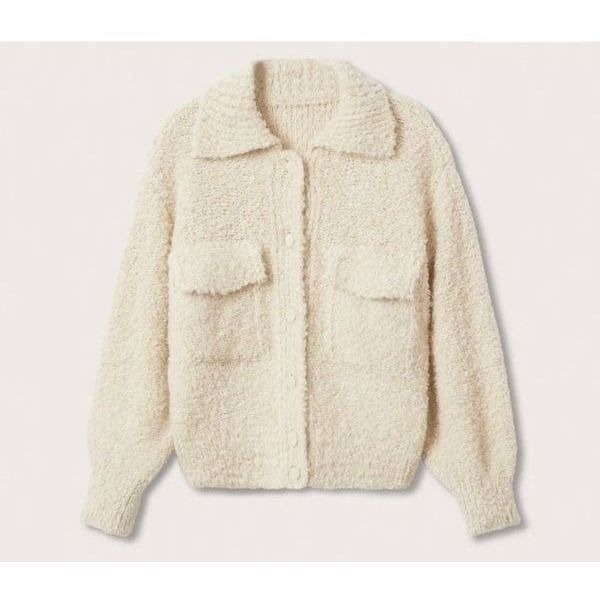 MANGO Oversize Knit Cardigan Size M