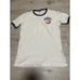 The White Stripes Bowling Ball Ringer Shirt Mens Size M White Black Rare
