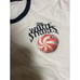 The White Stripes Bowling Ball Ringer Shirt Mens Size M White Black Rare
