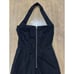 FRAME Zip Front Halter Jumpsuit size small
