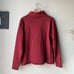 Frank & Eileen Patrick Triple Fleece Cranberry Red V-Neck Popover Sweatshirt M
