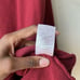 Frank & Eileen Patrick Triple Fleece Cranberry Red V-Neck Popover Sweatshirt M