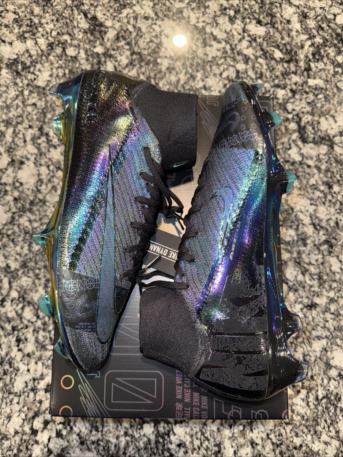 Sz 10 M Nike Mercurial Superfly 10 Elite SE FG Iridescent Soccer Cleats IN HAND